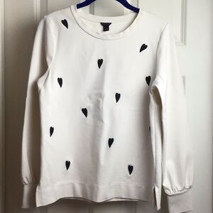 Ann Taylor ♥️ black hearts top